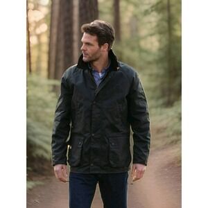JOHN PARTRIDGE Landowner Wax Walking‎ Jacket Men Small Black